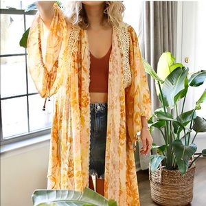SOLD NWT Free People Lost in Love Kimono